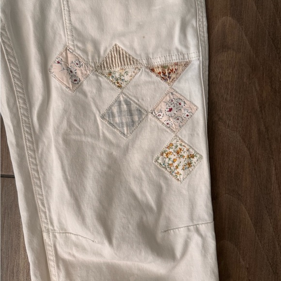 Anthropologie Pilcro The Wanderer Pant Patchwork Painter Paint Size 26 - Picture 3 of 7